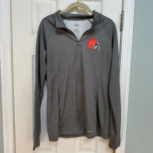Majestic women's Cleveland Browns zip up jacket